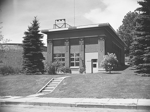 Booster station in the 1930s