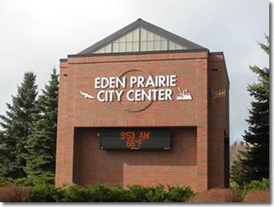 Eden Prairie wellhouse at city hall