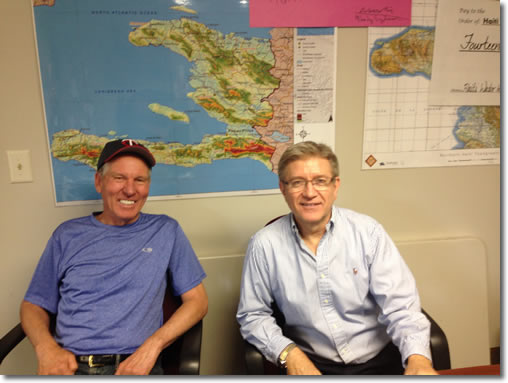 Ron Axel and Dale Snyder of Haiti Outreach