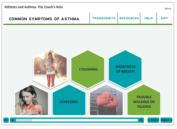 Common asthma symptoms