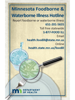 Foodborne Illness Hotline Poster